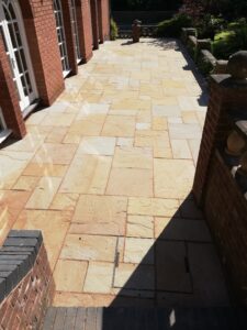 Burton Green sunset indian sandstone after