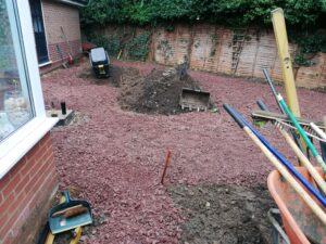 garden re design project warwick before 2