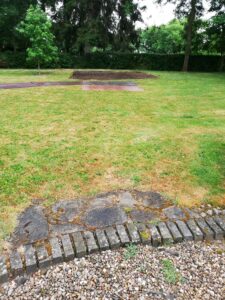 sunken patio area wormleighton before